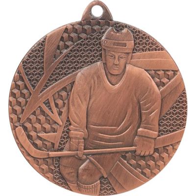 9. Medal brązowy- hokej - medal stalowy