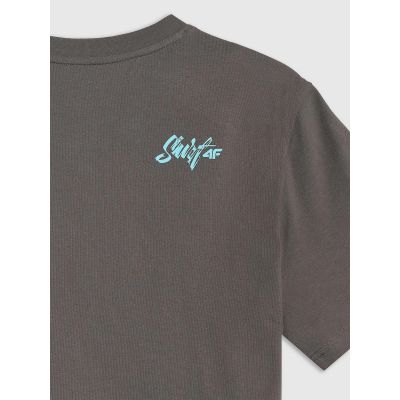 5. T-shirt regular z nadrukiem męski 4F 4FRSS26TTSHM4295-22S