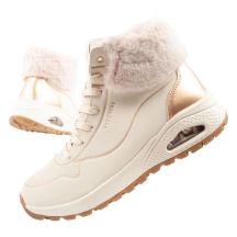 Skechers Uno Rugged buty sportowe damskie botki ocieplane zimowe beżowe