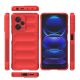 13. Magic Shield Case etui do Xiaomi Redmi Note 12 Pro+ elastyczny pancerny pokrowiec czerwone
