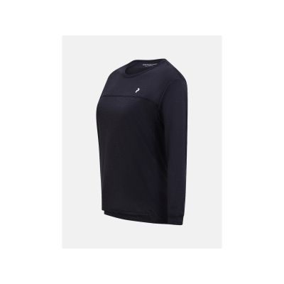 2. Koszulka PEAK PERFORMANCE W Trail Wool Blend LS czarny