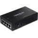 8. Wtryskiwacz TRENDnet POE+ 65W 4-portowy