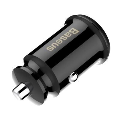 6. Mini ładowarka Baseus Grain Car Charger CCALL-ML01 samochodowa 2x USB-A 3.1A - czarna