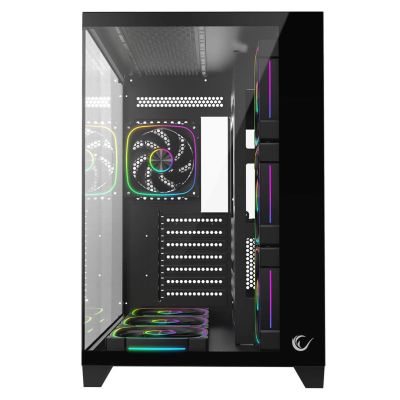 2. RAMPAGE OBUDOWA PC ZE SZKŁEM HARTOWANYM SEALITE 7X WENTYLATOR ARGB PWM BLACK