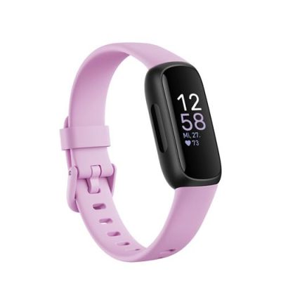 6. Fitbit Inspire 3 Lilac Dream - Opaska sportowa monitorująca zdrowie i aktywność