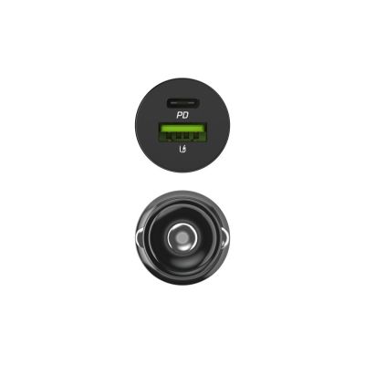 11. GREEN CELL ŁADOWARKA SAMOCHODOWA GC POWERRIDE NANO38 38W 6A 1X USB-C 1X USB-A