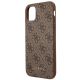 6. Etui Guess 4G Metal Gold Logo na iPhone 11 / Xr 6,1" - brązowe
