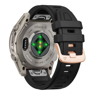2. Pasek Tech-Protect Silicone na Garmin Fenix 5S / 5S Plus / 6S / 6S Pro / 7S / 8 / 9 / 9 Pro (43 mm) - czarny