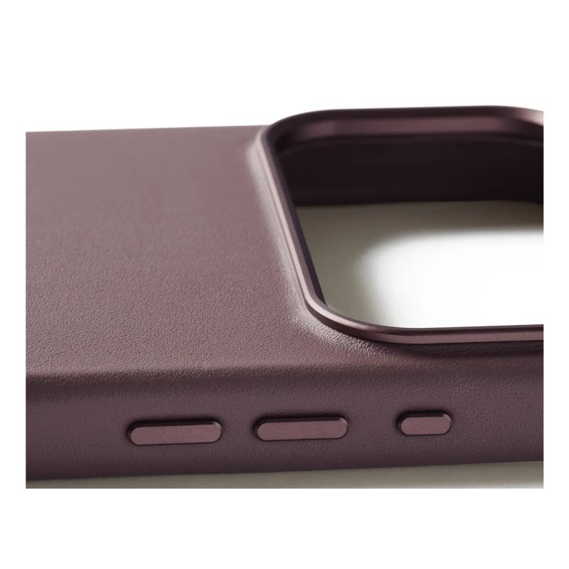 7. Mujjo Leather Case - etui skórzane do iPhone 17 Pro Max kompatybilne z MagSafe (bronze red)