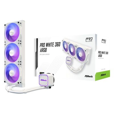 28. Chłodzenie ASRock Pro White 360 ARGB