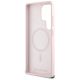 7. Etui Karl Lagerfeld Silicone Double Heads And Circle MagSafe Samsung Galaxy S25 Ultra różowy