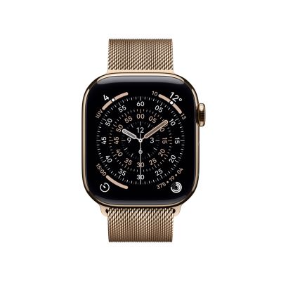3. Apple Watch Series 11 OLED 42 mm Cyfrowy 374 x 446 px Ekran dotykowy 5G Tytan Wi-Fi GPS