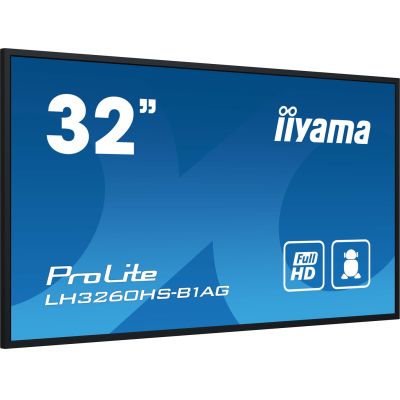 4. Monitor wielkoformatowy iiyama LH3260HS-B1AG A 80cm (31.5") LED Wi-Fi 500 cd/m2 Full HD Android 11 24/7 Czarna