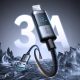 2. Kabel Joyroom S-A16 Pro Prism Series 3A USB-A - Lightning z wyświetlaczem 1,2m - czarny