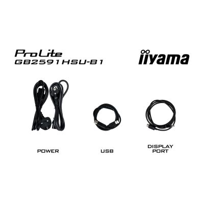 61. iiyama G-MASTER GB2591HSU-B1 monitor komputerowy 62,2 cm (24.5") 1920 x 1080 px Full HD LED Czarny
