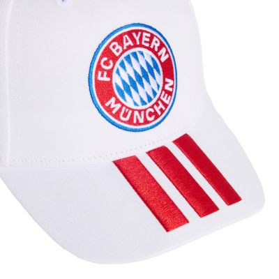 3. Czapka z daszkiem FC Bayern Monachium biało-czerwona KT3398