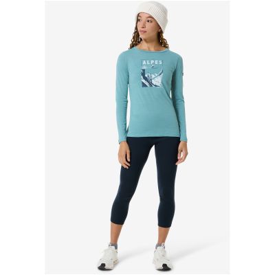 2. Longsleeve SUPER.NATURAL W ALPES LS niebieski