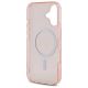 7. Guess GUHMP16SHFGEREP iPhone 16 6.1"      różowy/pink hardcase IML Glitter Circle MagSafe