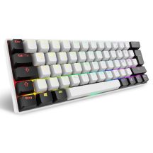 Klawiatura Sharkoon Gaming Keyboard Skiller SGK50S4 Gen2 biało-żółte RGB