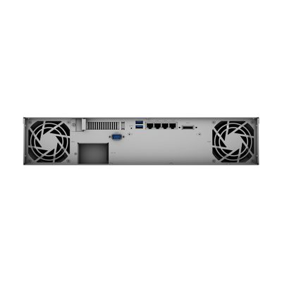 4. Synology RackStation RS1221+ serwer danych NAS Rack (2U) Ryzen Embedded V1500B 4 GB DDR4 0 TB DiskStation Manager Czarny