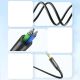 5. Kabel audio Orico AXKF mini jack 3,5 mm do XLR żeńskiego 5 m - czarny