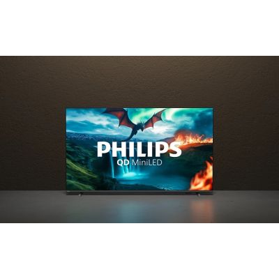2. Telewizor Philips QD MiniLED 4K 55MLED820/12 55 Smart TV Titan Czarny