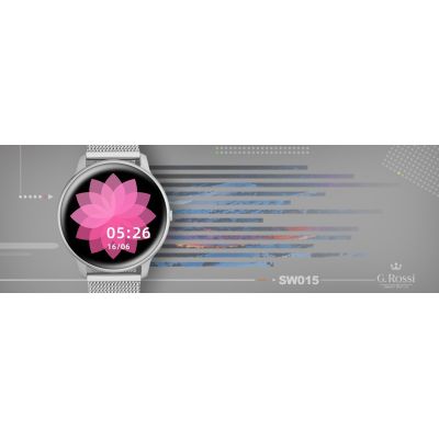 7. Damski SMARTWATCH G. Rossi SW015-3 Srebrny