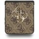 5. Etui Guess Big 4G Logo Classic Logo na Samsung Galaxy Z Flip 7 - brązowe