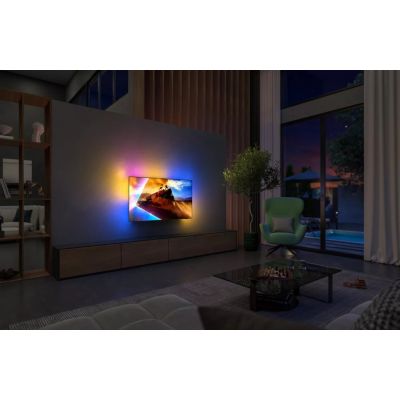 9. Philips Ambilight 55OLED801/12 Telewizor 139,7 cm (55") 4K Ultra HD Smart TV Wi-Fi Czarny