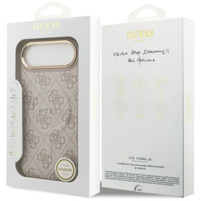 8. Etui Guess 4G PU Classic Logo MagSafe na iPhone 17 Air - różowe
