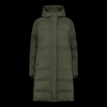 Płaszcz z kapturem damski CMP kurtka zimowa ocieplana wodoodporna zielona (34K0096/F905)