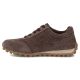 3. Skórzane półbuty damskie sneakersy zamszowe brązowe Filippo DP7961