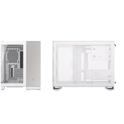 3. Corsair CC-9011289-WW zabezpieczenia & uchwyty komputerów Midi Tower Szary, Biały