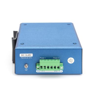 4. Industrial 8+2-Port Fast Ethernet PoE Switch 8 Port PoE FE RJ45, 2 GE SFP Ports