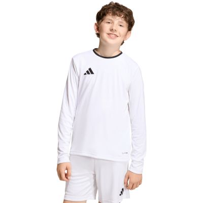 7. Koszulka dla dzieci adidas Entrada 26 Long Sleeve Jersey biała KF5874
