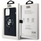 8. Etui Karl Lagerfeld Silicone Karl&Choupette Ring MagSafe na iPhone 15 Pro Max - czarne