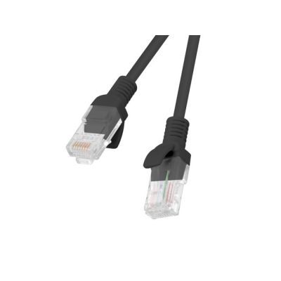 4. PATCHCORD KAT.6 UTP 1.5M CZARNY FLUKE PASSED LANBERG 10-PACK