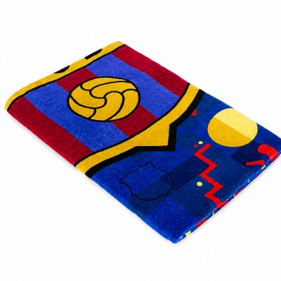 4. Ręcznik FC Barcelona beach 100x180 cm 118877