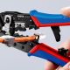 11. Knipex 97 51 13 zaciskarka kablowa Narzędzie do zaciskania Czarny, Niebieski, Czerwony