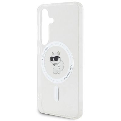 6. Etui Karl Lagerfeld IML Choupette MagSafe na Samsung Galaxy S24 - przezroczyste