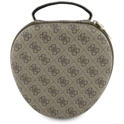 3. Etui na słuchawki Guess Carry Box - brązowe