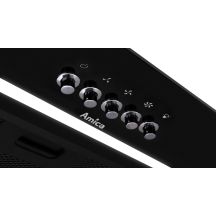 Okap do zabudowy AMICA OMP6255BG 60 cm | LED | czarny