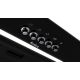 Okap do zabudowy AMICA OMP6255BG 60 cm | LED | czarny