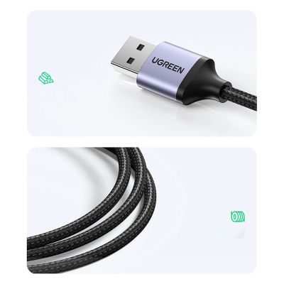 4. Ugreen wielofunkcyjny adapter HUB USB 3.0 - 3 x USB / Ethernet RJ-45 / USB Typ C PD szary (CM475)