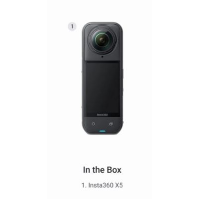 3. Kamera Insta360 X5 Standard Bundle