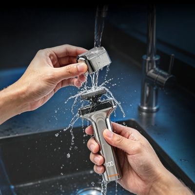 5. Golarka elektryczna MAXGROOM WF-2037D foliowa IPX7 - srebrna