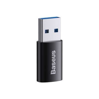 2. Baseus Ingenuity Series Mini przejściówka adapter USB 3.1 OTG do USB Typ C czarny (ZJJQ000101)