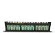 4. Patch panel Extralink EX.9663 (0.5U; kat. 6; 24xRJ-45)