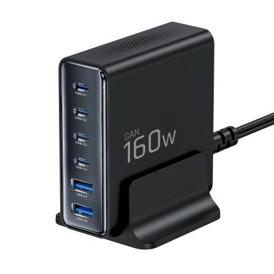 2. Ładowarka sieciowa Tech-Protect DC160W-GAN 6-Port 160W - czarna