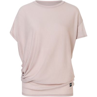 Koszulka z krótkim rękawkiem damska SUPER.NATURAL W YOGA LOOSE TEE różowa
